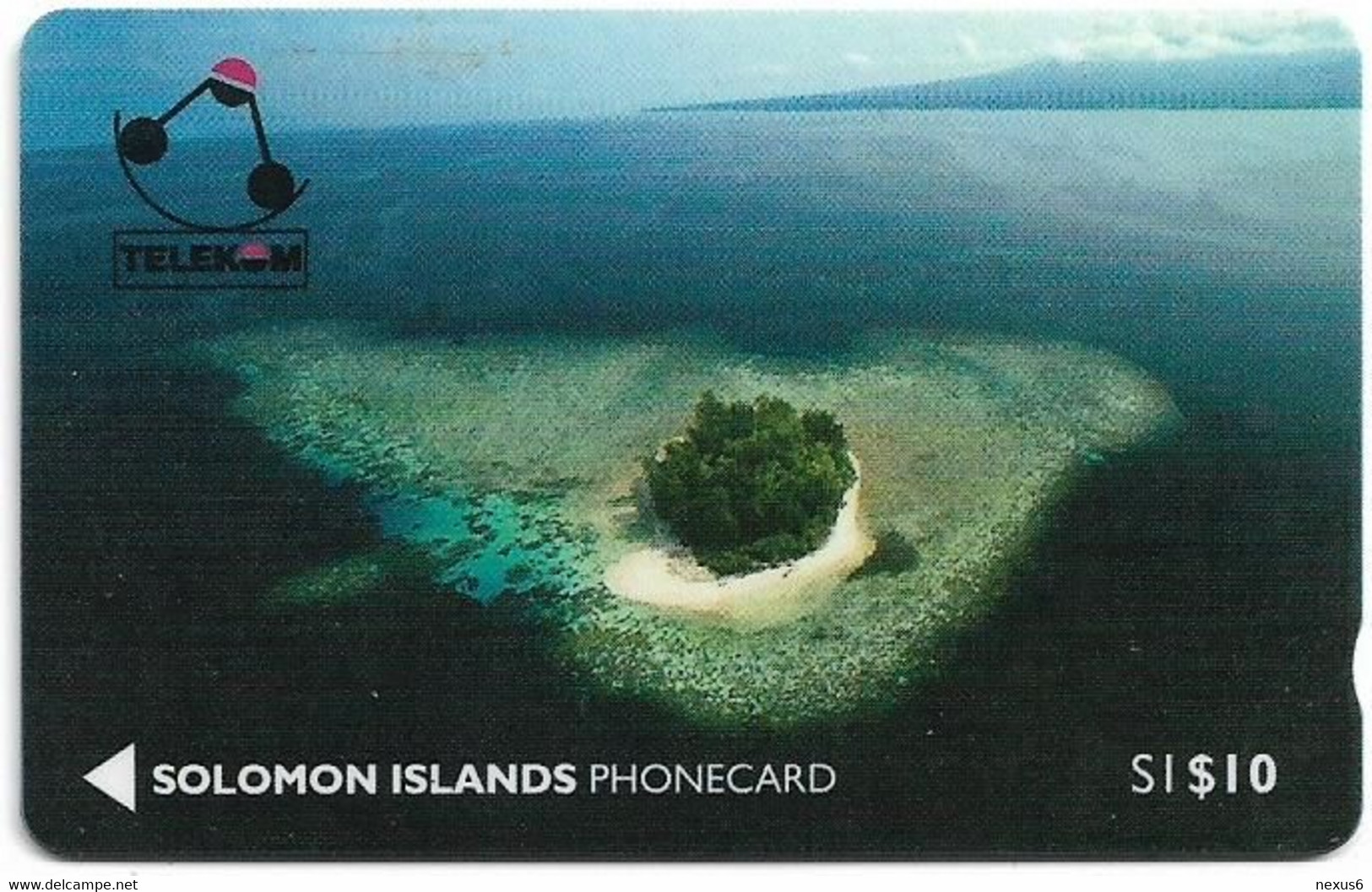 Solomon - Solomon Tel. - GPT - SOL-01 - 01SIC - Kasolo (Kennedy) Island, 10$, Used - Isole Salomon