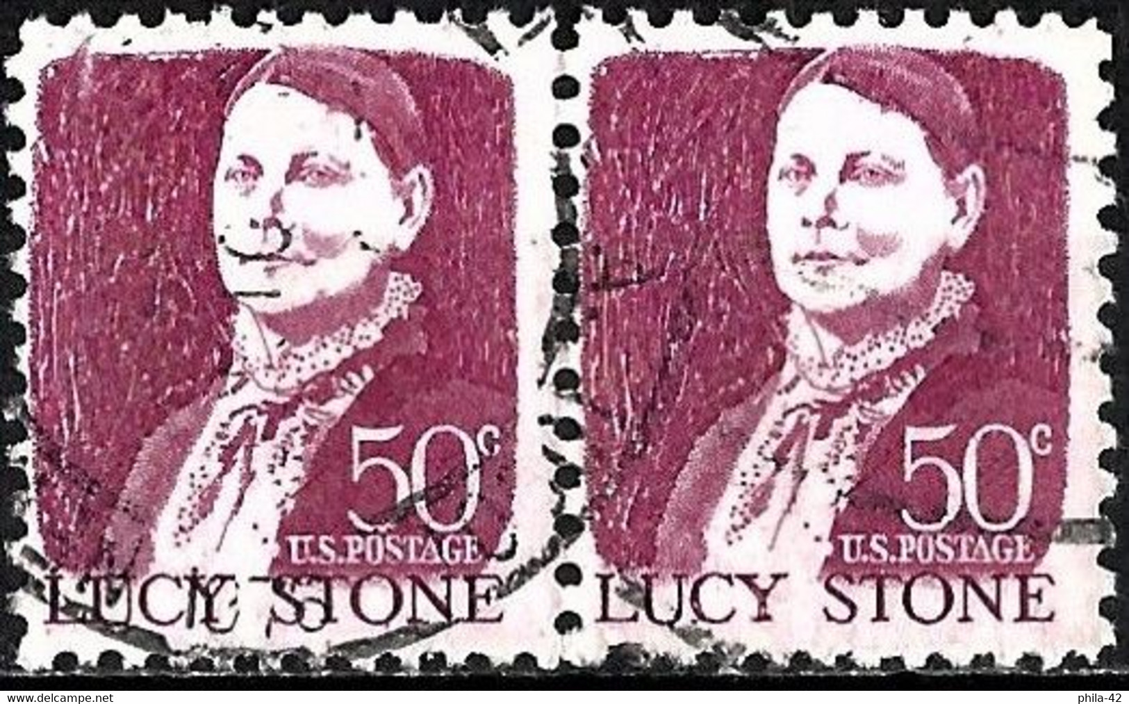 United States 1967 - Mi 962 X - YT 824 AA ( Lucy Stone ) - Oblitérés