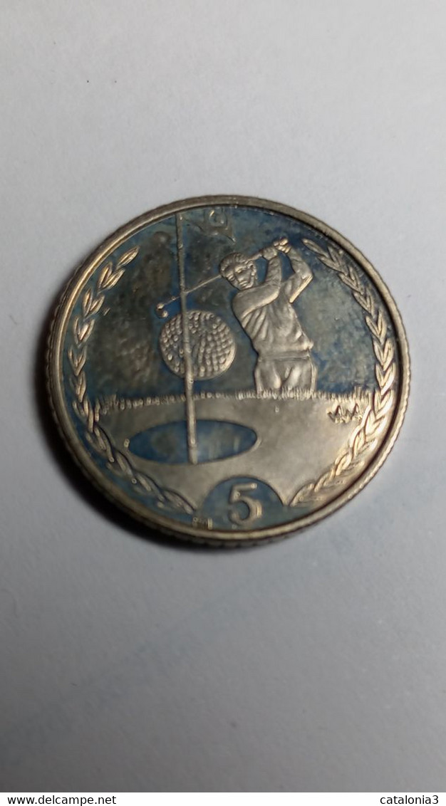 ISLA DE MAN - 5 Pence 1998 KM902 - Isole Vergini Britanniche