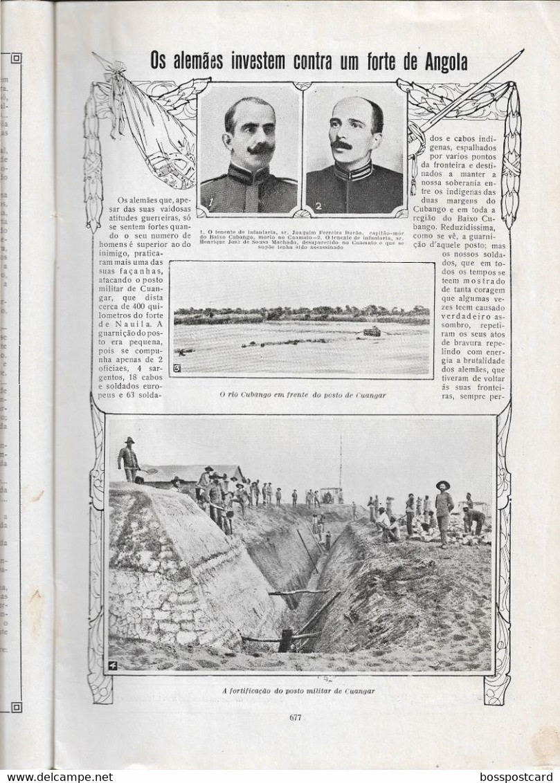 Angola - 1ª Guerra Mundial - Militar - World War - Military - Ilustração Portuguesa Nº 458, 1914 - Portugal - General Issues