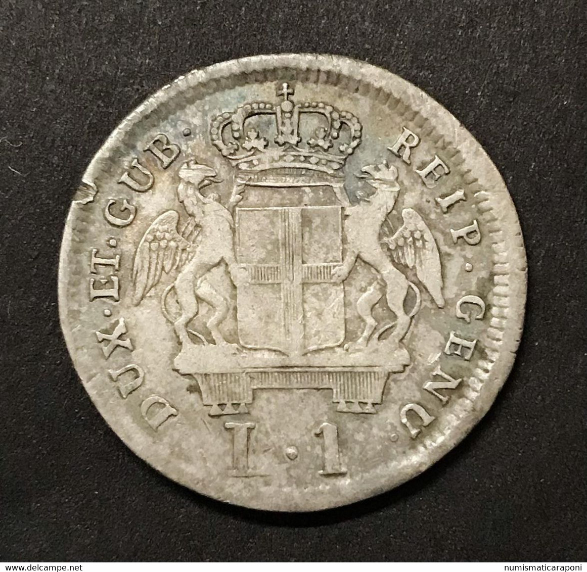 Italy ITALIA Genova 1 Lira 1794 E.355 - Genova