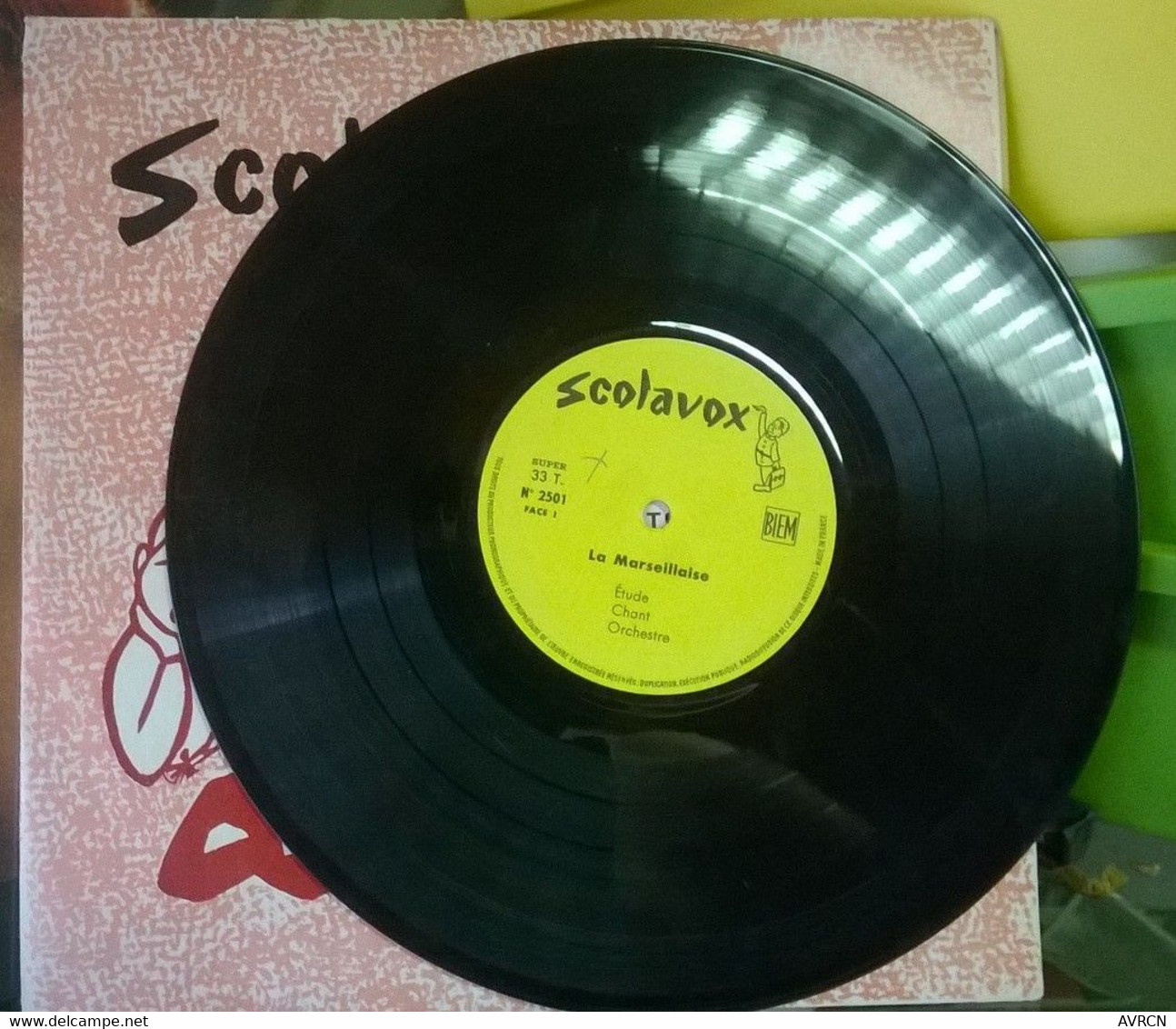 SCOLAVOX CHANTS PATRIOTIQUES   VINYLE 33 TRS 25 CM 1961 - Children