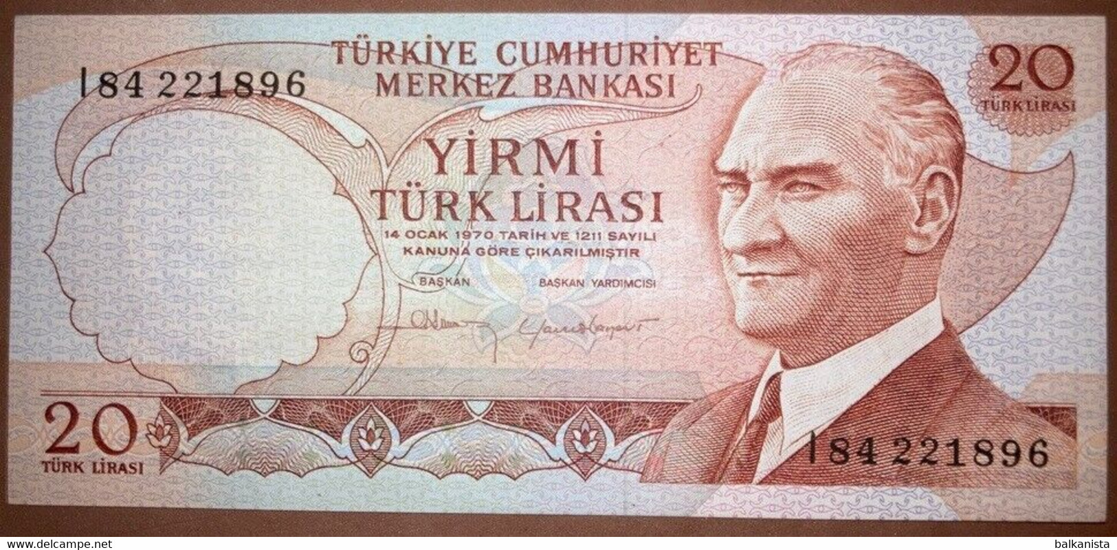 Turkey - 20 Turk Lirasi I84221896 - Turquie