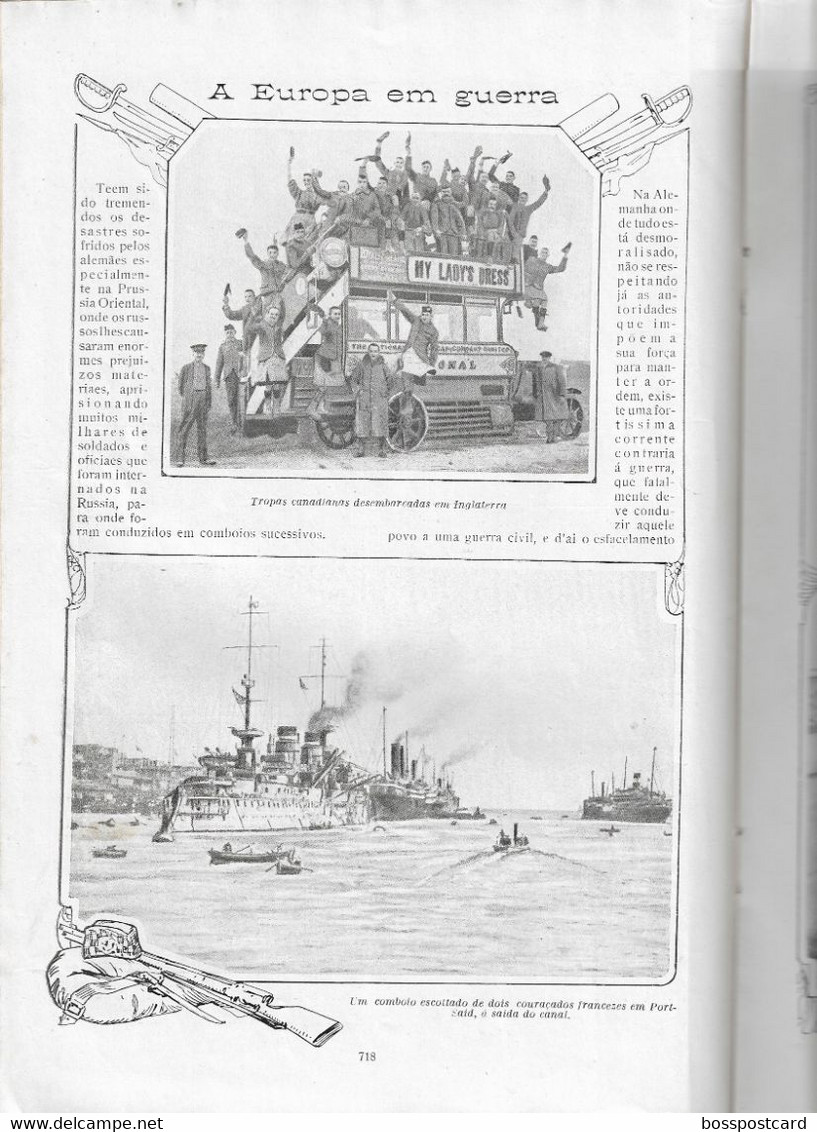 Porto - Moçamedes - Angola - 1ª Guerra Mundial - Militar - World War - Ilustração Portuguesa Nº 459, 1914 - Portugal - Informations Générales