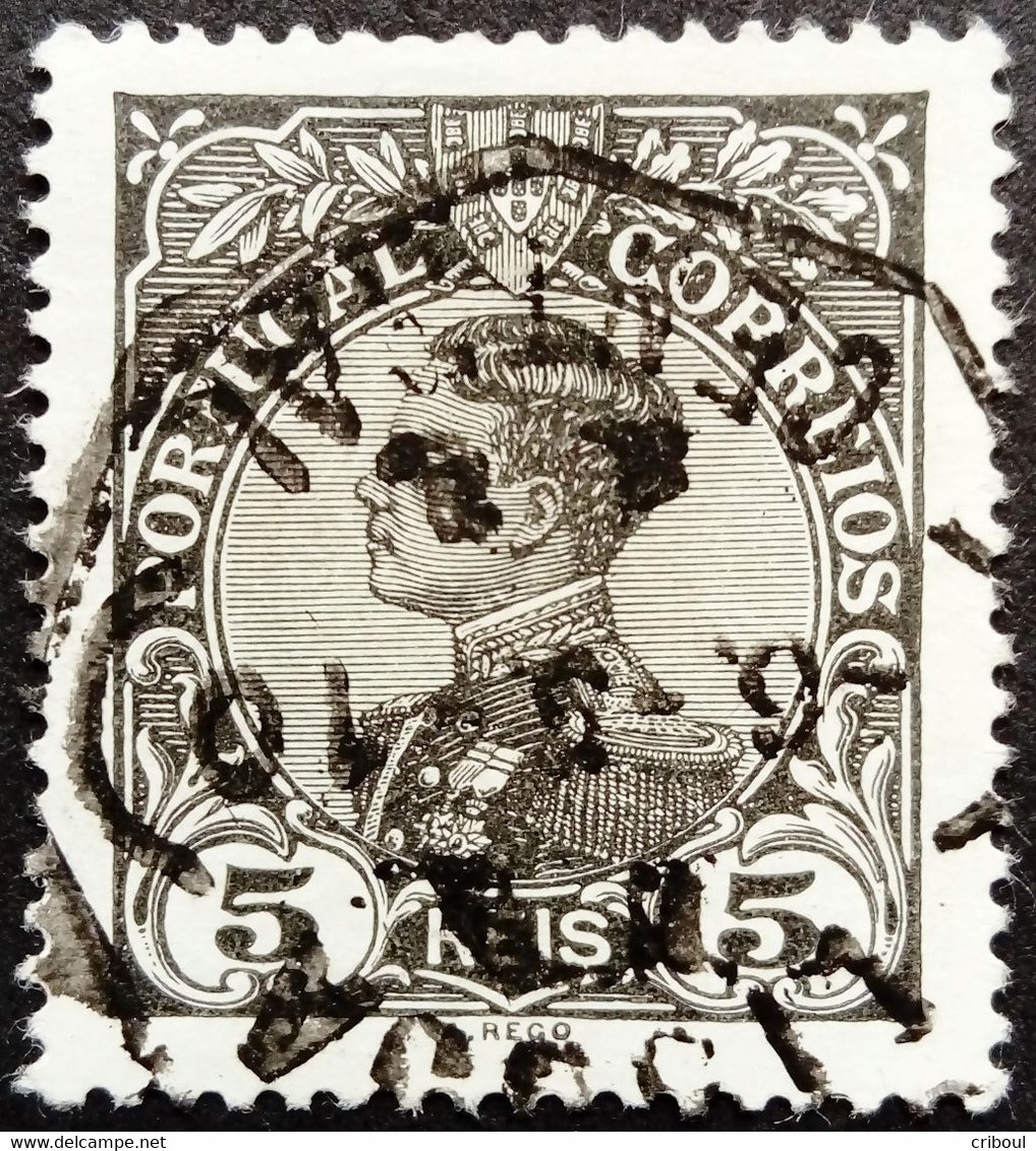 Portugal 1910 Emmanuel II Don Manuel II Yvert 155 O Used - Used Stamps