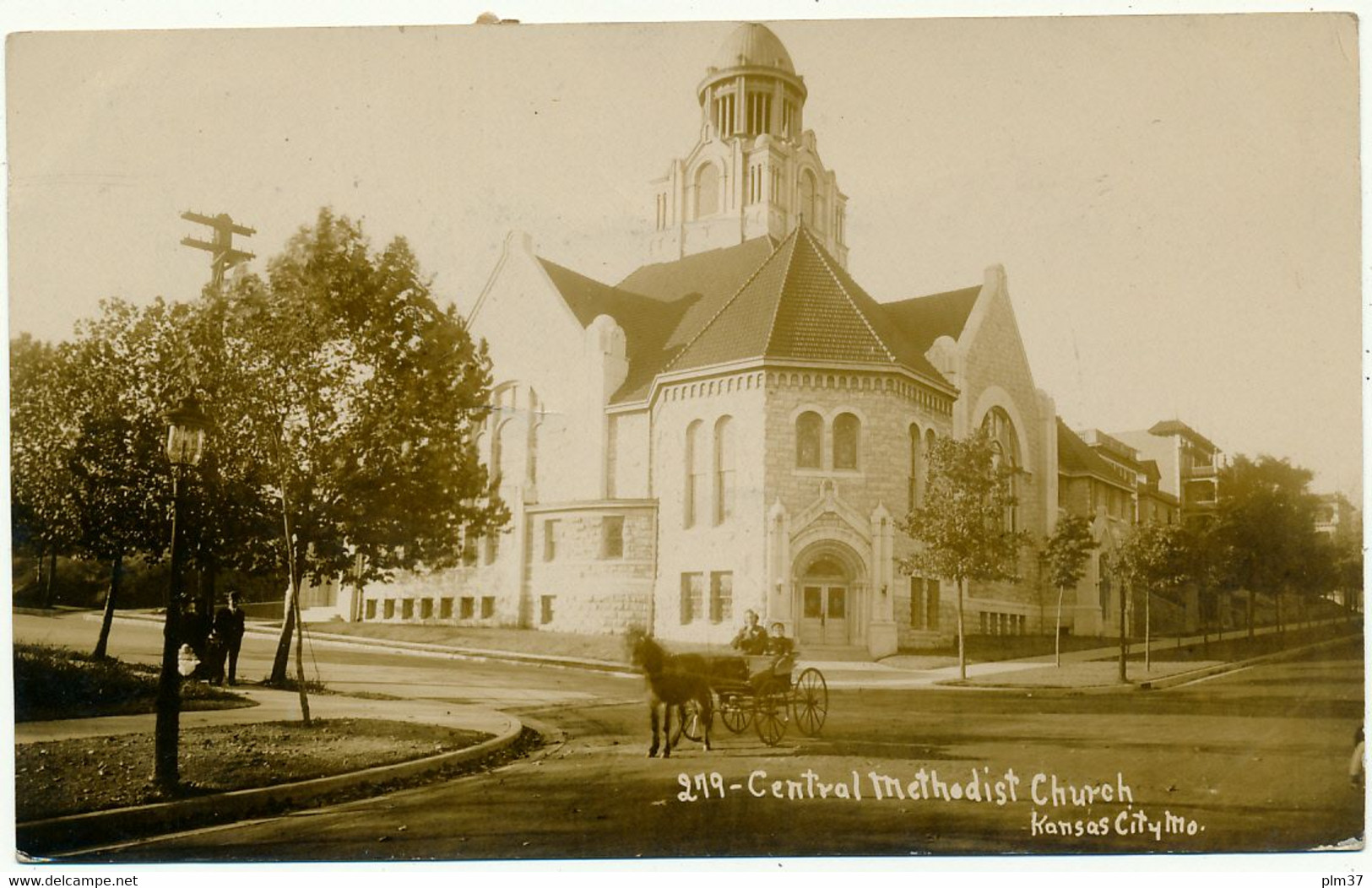 KANSAS CITY, MO - Central Methodist Church, Real Photo - Kansas City – Missouri