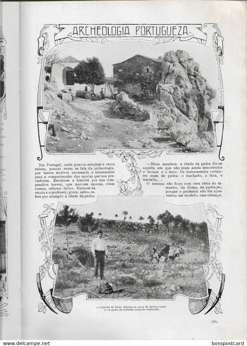 Lisboa - Colégio Militar - Queluz - Arqueologia Portuguesa - Military - Ilustração Portuguesa Nº 174, 1909 - Portugal - Allgemeine Literatur