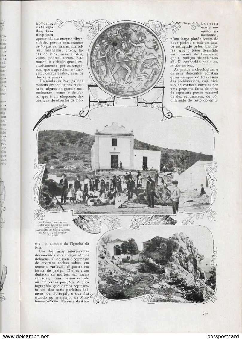 Lisboa - Colégio Militar - Queluz - Arqueologia Portuguesa - Military - Ilustração Portuguesa Nº 174, 1909 - Portugal