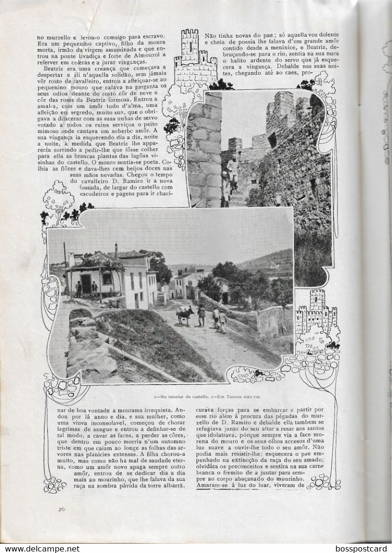 Almourol Tancos Figueira da Foz Porto Lisboa Corrida Toros Course Taureaux Ilustração Portuguesa Nº 176, 1909 Portugal