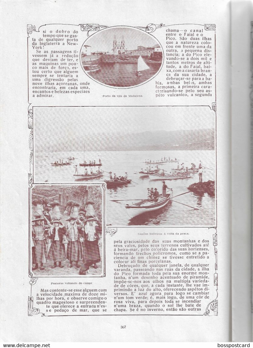 Ilha Do Pico - Açores - Angola - Lisboa - Exposição - Festa Da Árvore - Ilustração Portuguesa Nº 422, 1914 - Portugal - General Issues