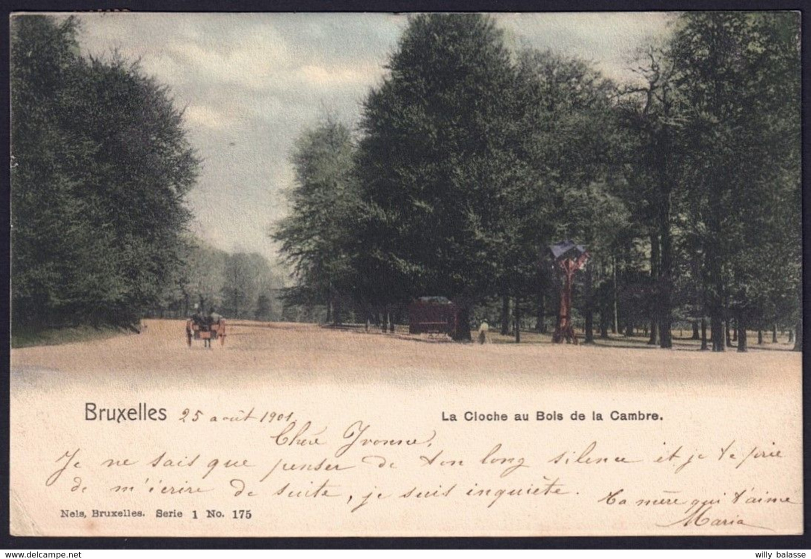 +++ CPA - BRUSSEL - BRUXELLES - La Cloche Au Bois De La Cambre - Couleur 1901  // - Bossen, Parken, Tuinen