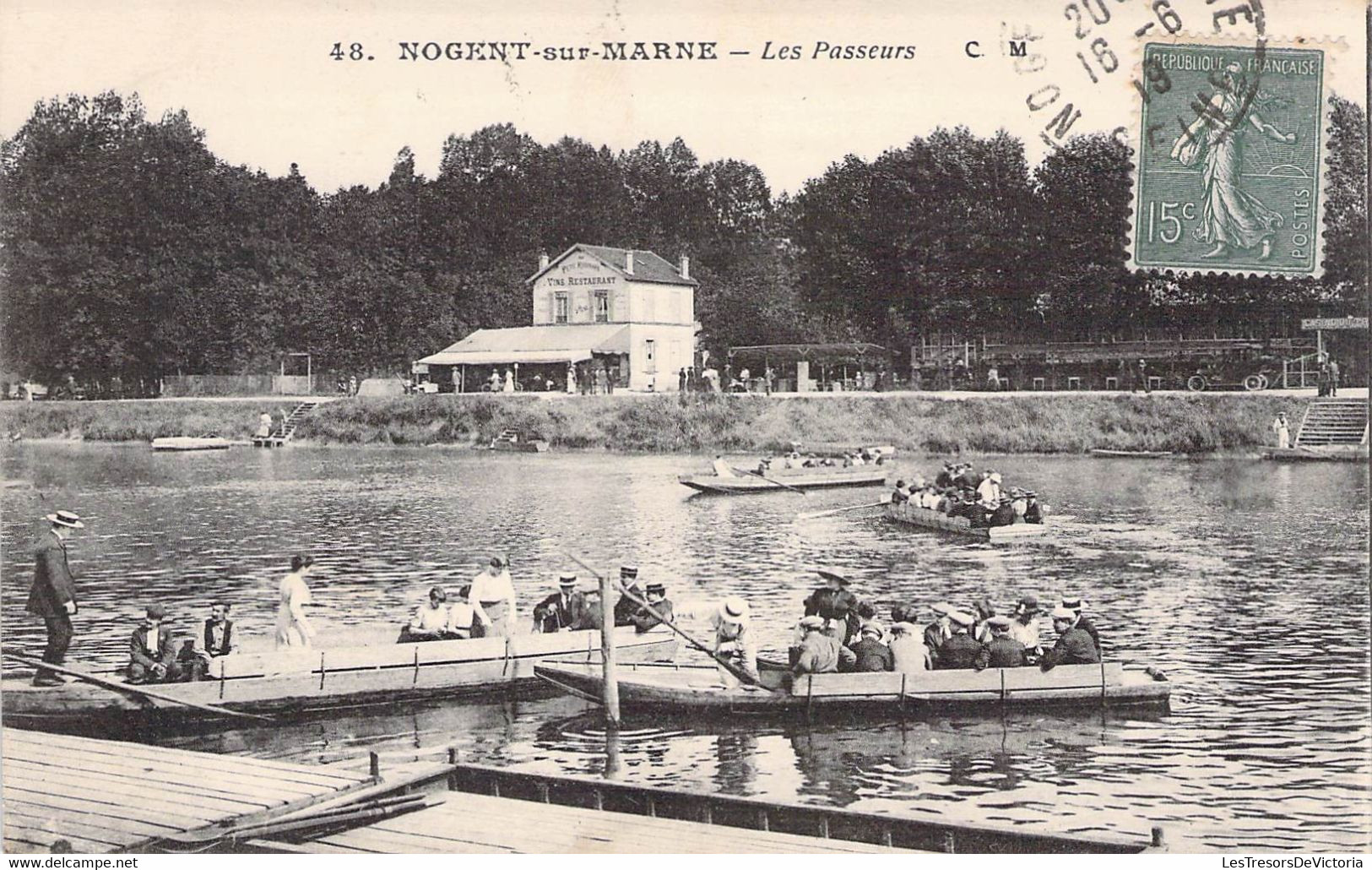 CPA France - Nogent Sur Marne - Les Passeurs - Oblitérée 16 Juin 1918 Seine - Ed. Artistique C. M. - Nogent Sur Marne