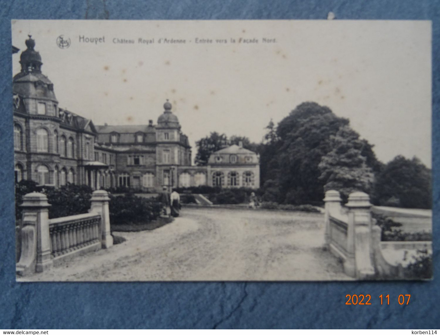 CHATEAU ROYAL D'ARDENNE  ENTREEVERS LA FACADE NORD - Houyet