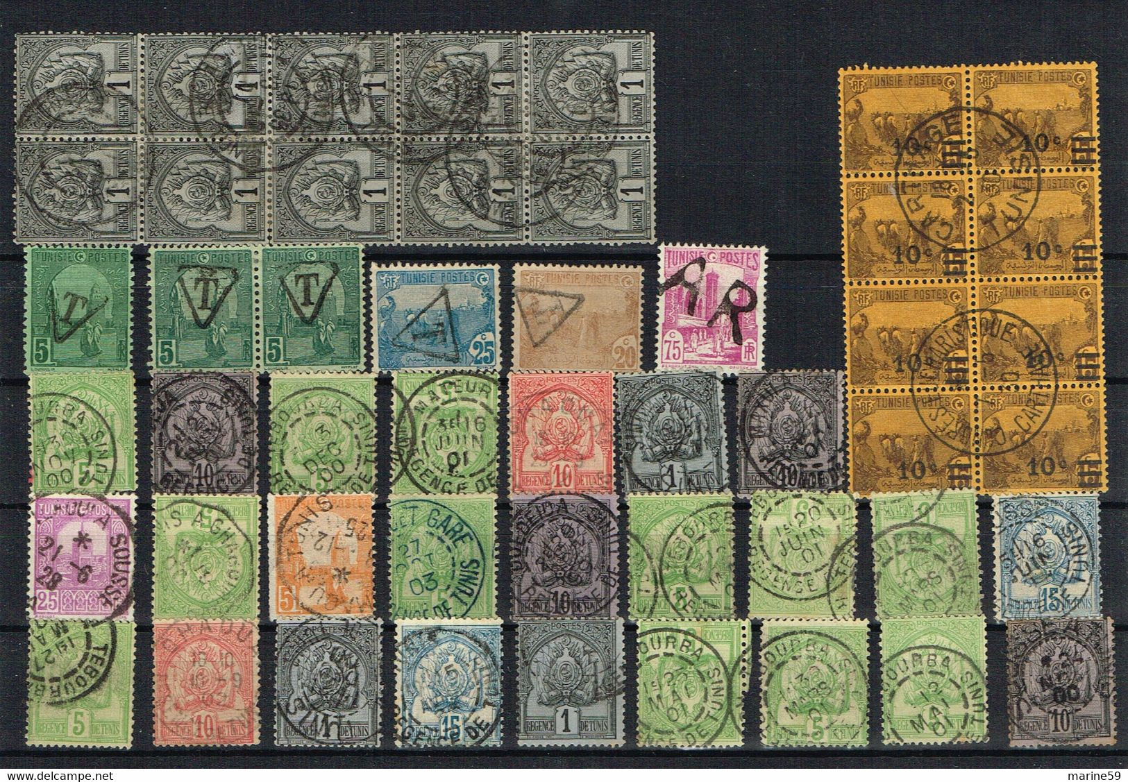 NO 803 - LOT " CLASSIQUES TUNISIE " Avec Belles Oblitérations - Used Stamps