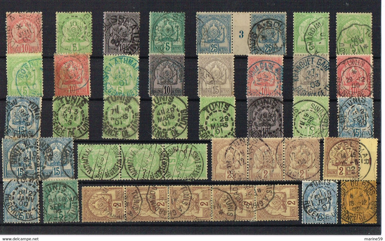 NO 803 - LOT " CLASSIQUES TUNISIE " Avec Belles Oblitérations - Used Stamps