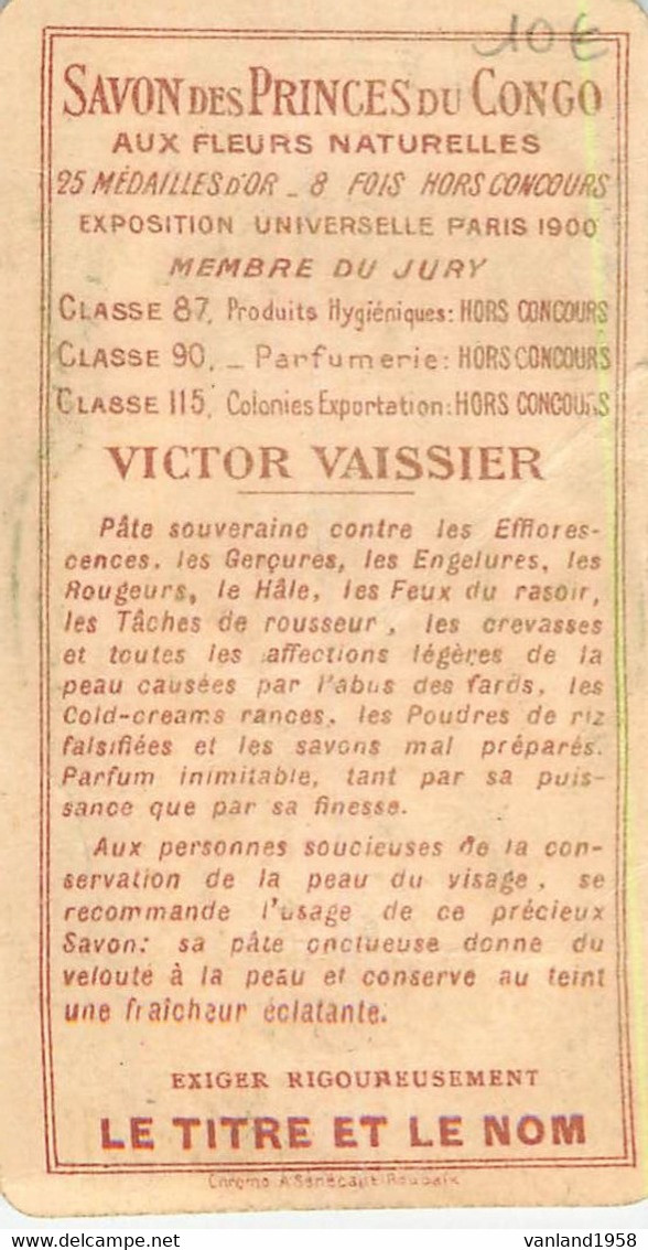 Savon Du Gongo Victor Vaissier 34 Rue Drouot Paris - Anciennes (jusque 1960)