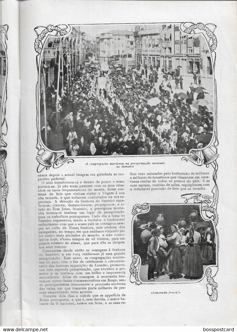 Braga - Porto - Lisboa - Tourada - Corrida - Toros - Course De Taureaux - Ilustração Portuguesa Nº 126, 1908 - Portugal - Allgemeine Literatur
