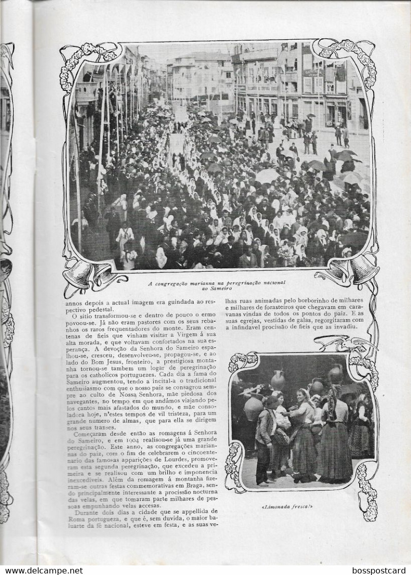 Braga - Porto - Lisboa - Tourada - Corrida - Toros - Course De Taureaux - Ilustração Portuguesa Nº 126, 1908 - Portugal - General Issues