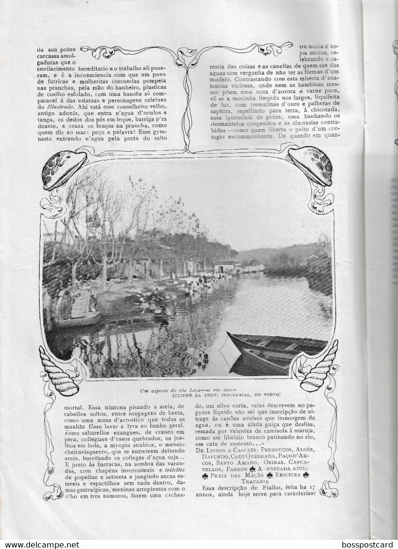 Figueira Da Foz Estoril Cascais Vila Conde Gerês Funchal Aveiro Açores Ilustração Portuguesa Nº 130, 1908 Portugal - Informaciones Generales