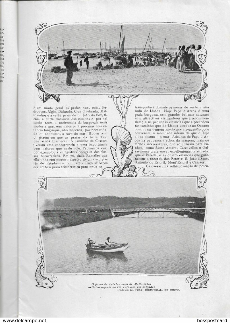 Figueira Da Foz Estoril Cascais Vila Conde Gerês Funchal Aveiro Açores Ilustração Portuguesa Nº 130, 1908 Portugal - General Issues