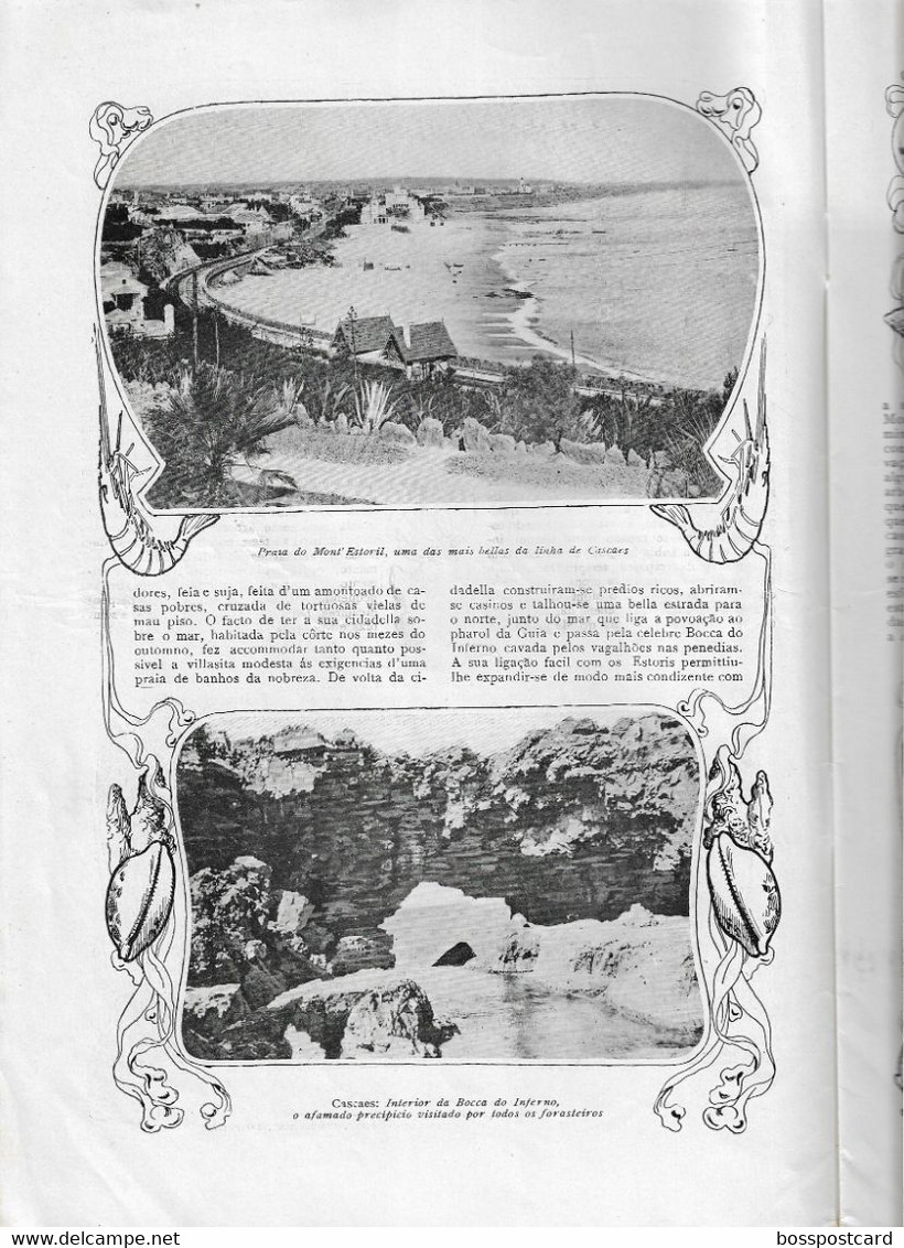 Figueira Da Foz Estoril Cascais Vila Conde Gerês Funchal Aveiro Açores Ilustração Portuguesa Nº 130, 1908 Portugal - Algemene Informatie