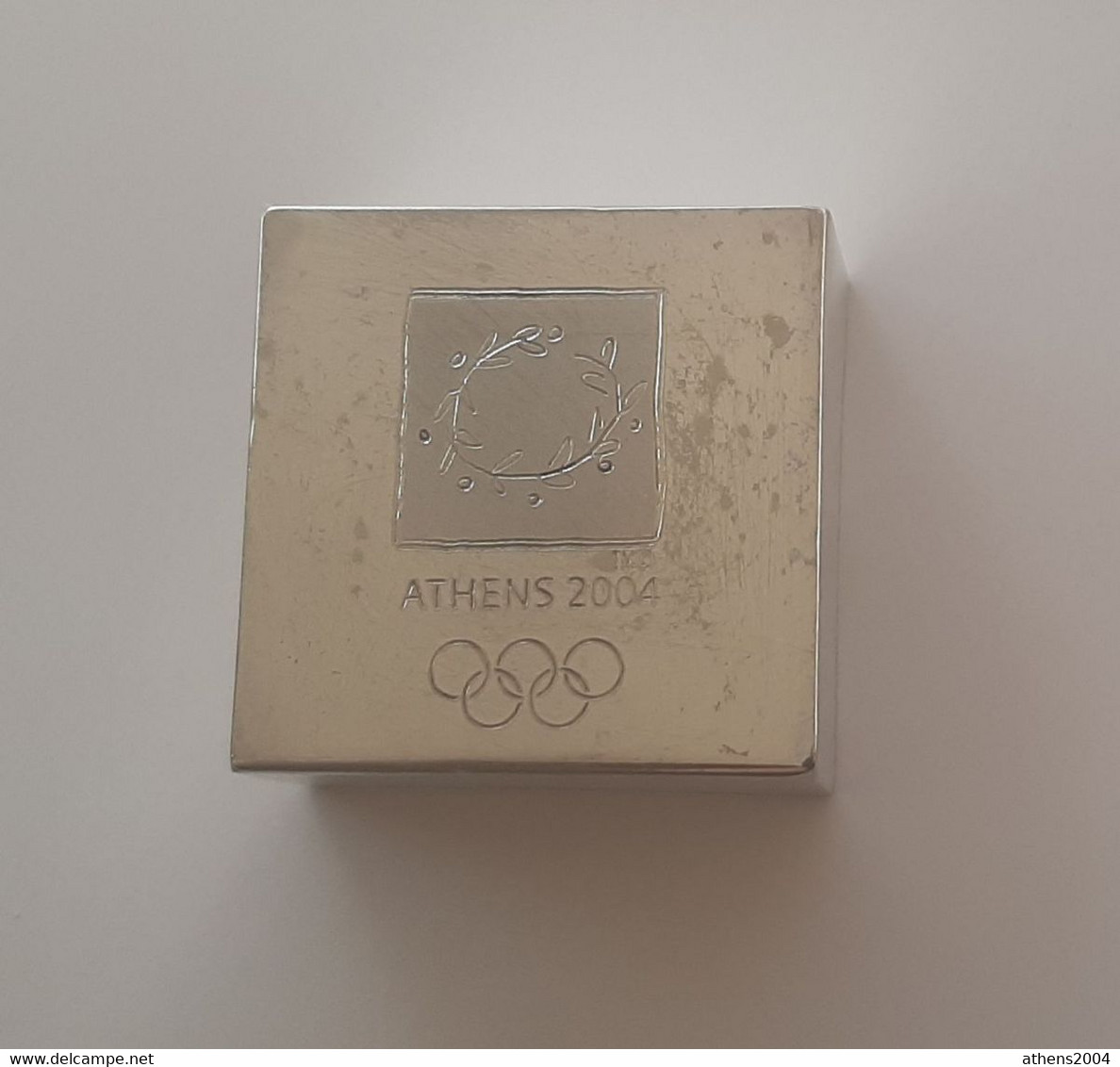Athens 2004 Olympic Games, Internal Paperweight With Logo Of Games - Bekleidung, Souvenirs Und Sonstige