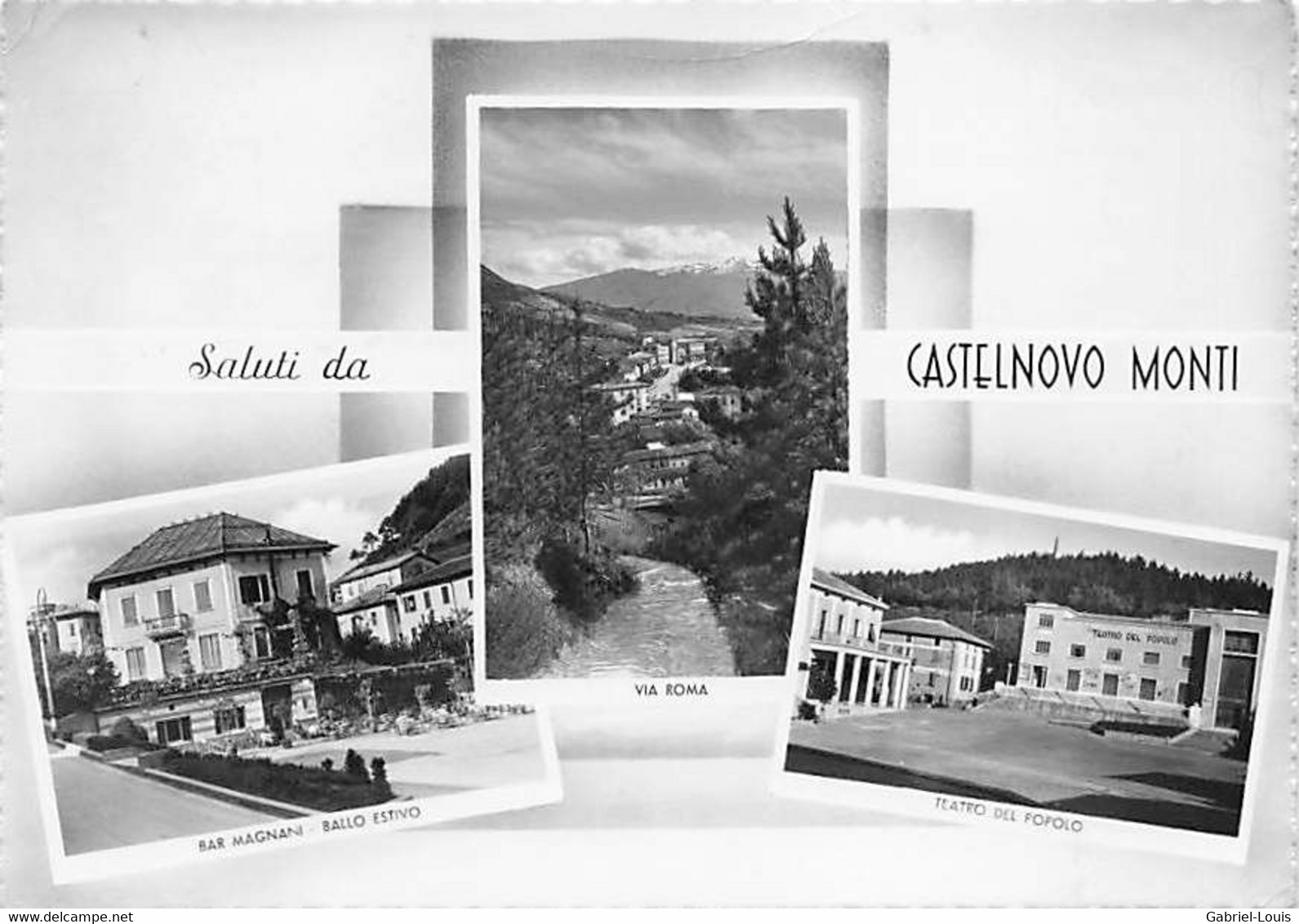 Saluti Da Castelnovo Monti    (10 X 15 Cm) - Reggio Nell'Emilia