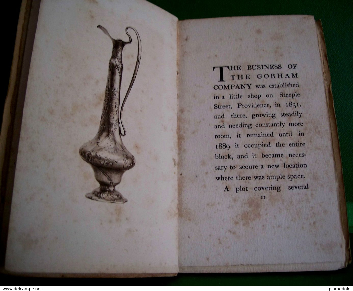 RARE BOOK , GORHAM MANUFACTURING COMPANY SILVERSMITHS , 1900 , Livret Catalogue ORFEVRE ARGENTERIE , Edition Originale - Art