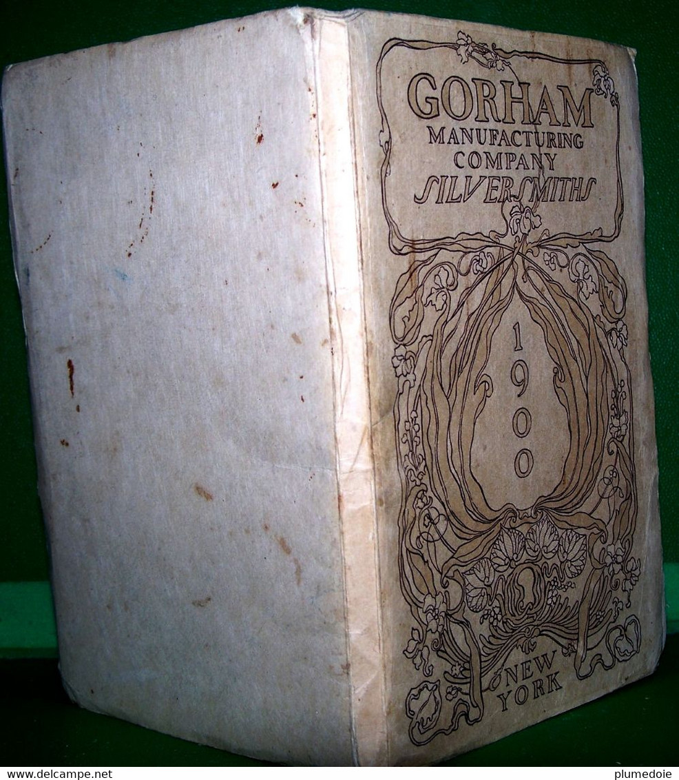 RARE BOOK , GORHAM MANUFACTURING COMPANY SILVERSMITHS , 1900 , Livret Catalogue ORFEVRE ARGENTERIE , Edition Originale