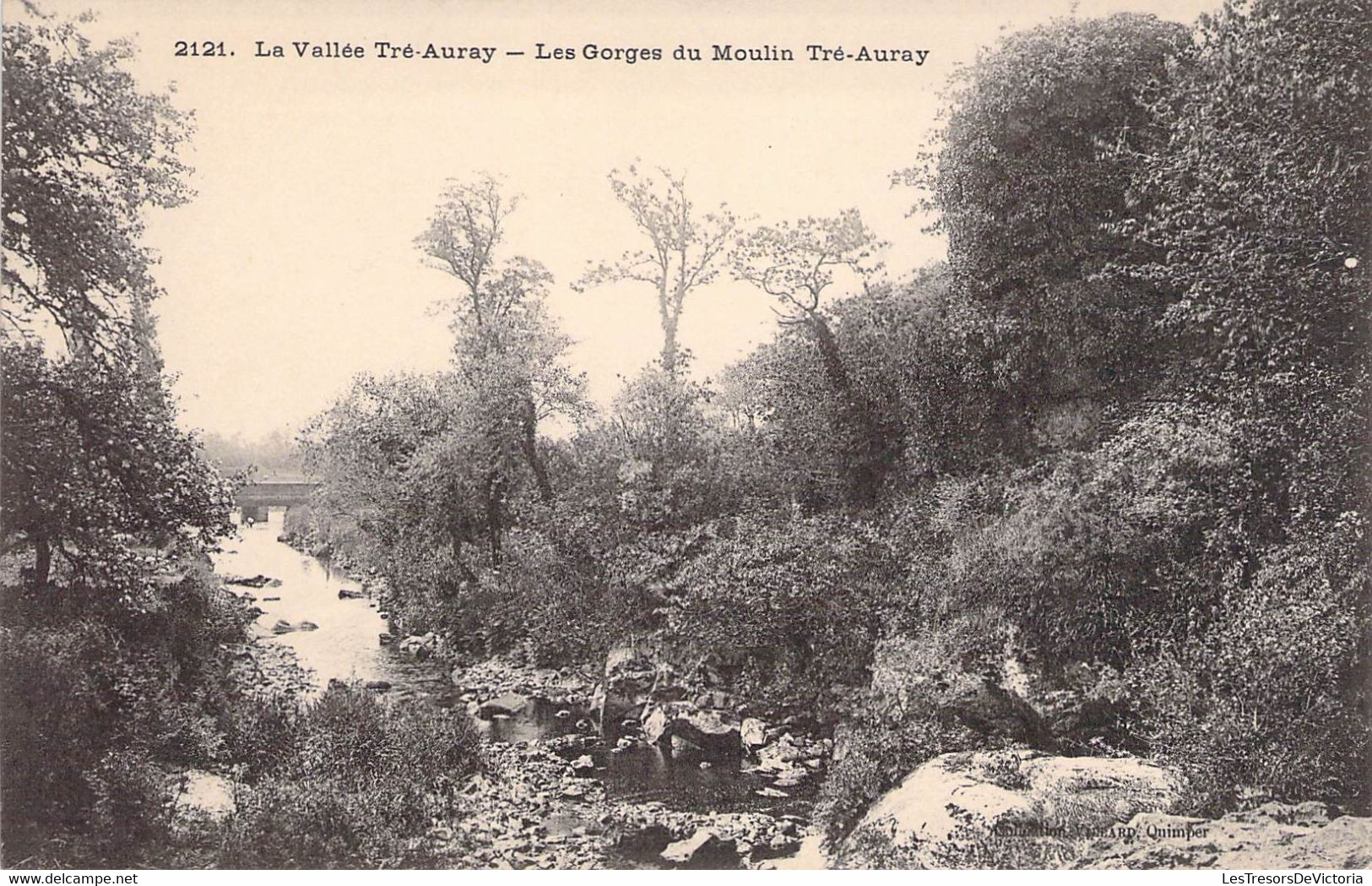 CPA France - Morbihan - La Vallée Tré Auray - Les Gorges Du Moulin Tré Auray - Collection Villard - Rivière - Auray