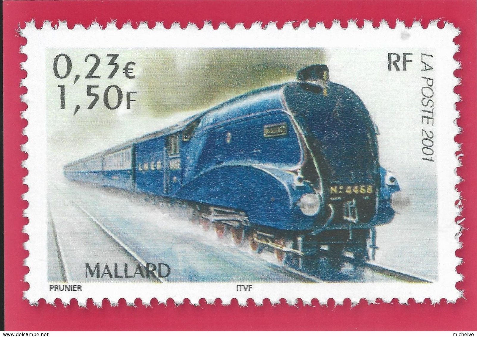 France 2022 - Cartes-lettre - Mallard ** (2 Cartes Couleurs Différentes) - Pseudo-entiers Officiels