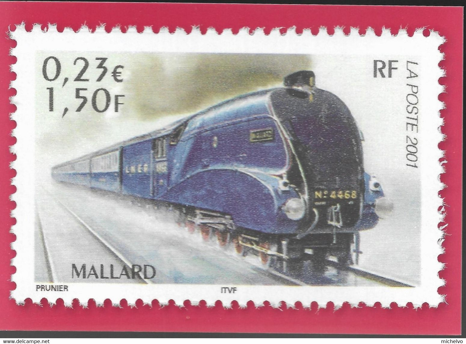 France 2022 - Cartes-lettre - Mallard ** (2 Cartes Couleurs Différentes) - Pseudo-entiers Officiels