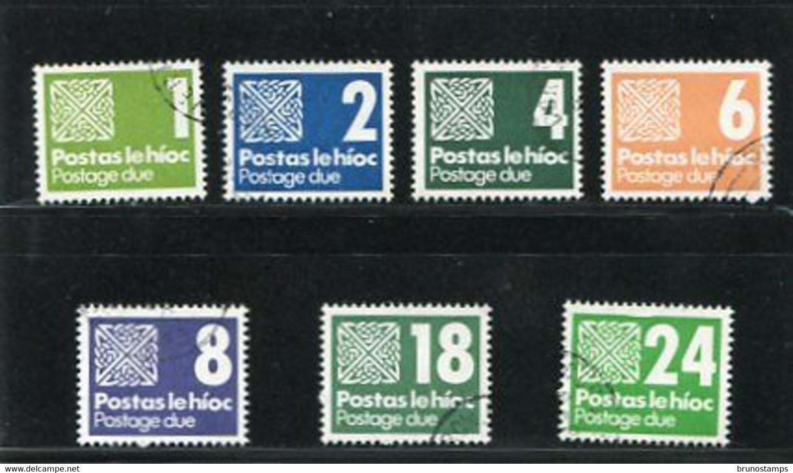 IRELAND/EIRE - 1980  POSTAGE DUES  SET  FINE USED - Postage Due