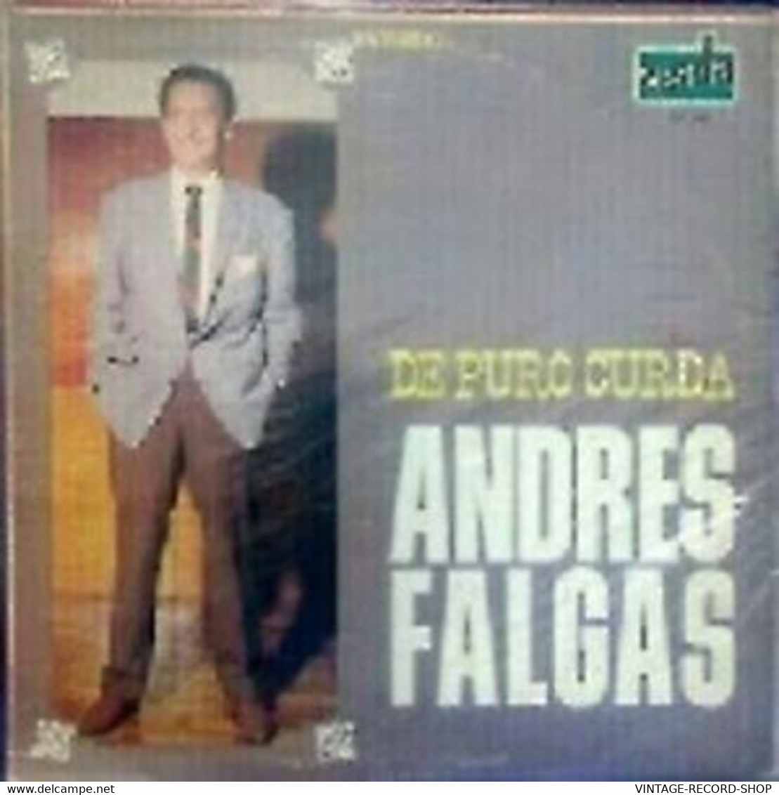 ANDRES FALGAS DE PURO CURDA DEORO/CODISCOS . COUNTRY MANUFACTURED- PRESSED:SALE - Otros - Canción Española