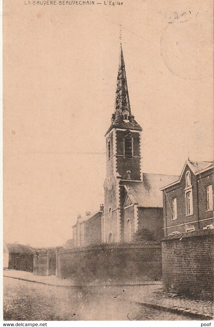 La Bruyère - Beauvechain : L'Eglise --- 1925 - Bevekom