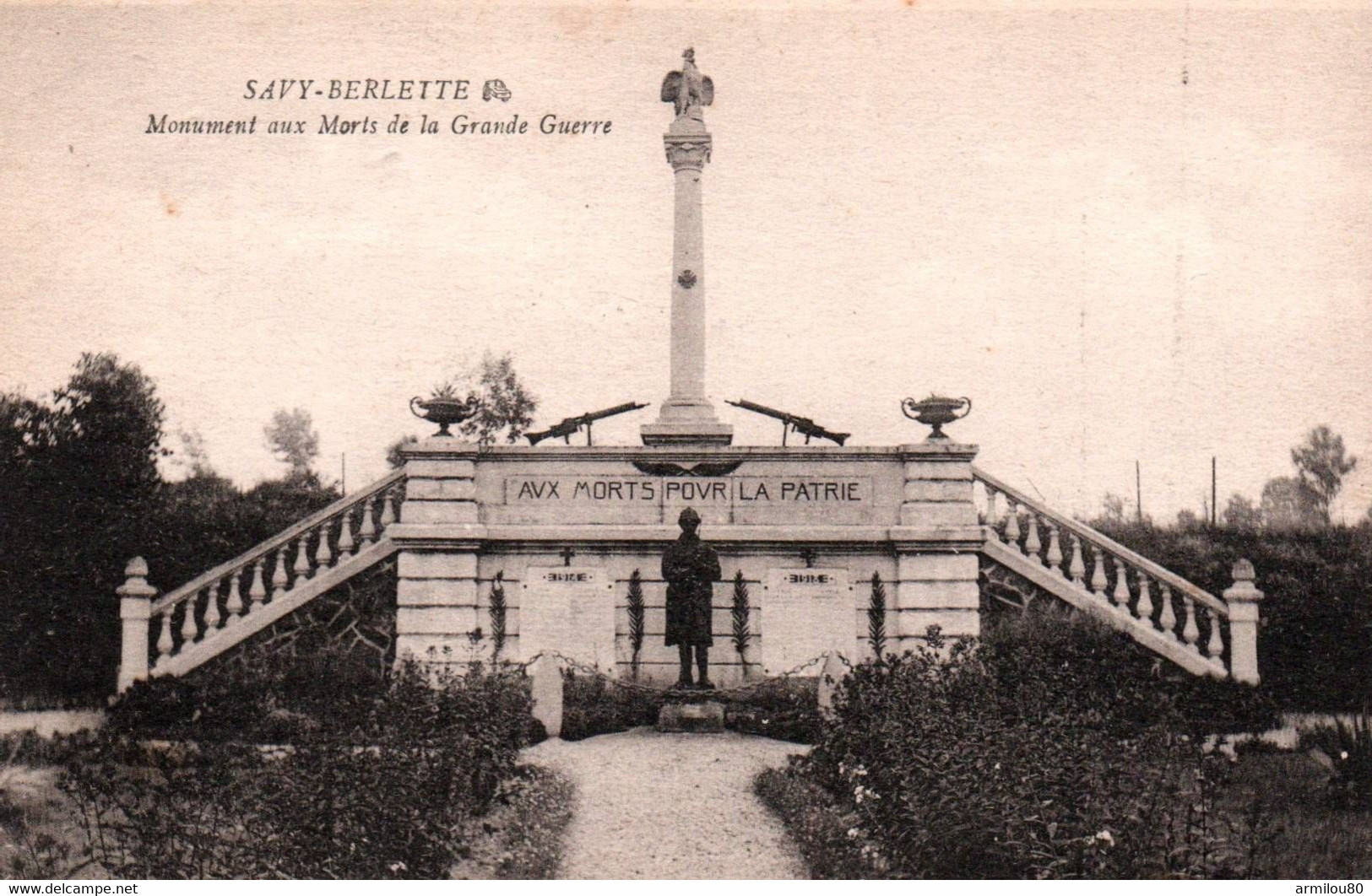 N°20 C2  SAVY BERLETTE MONUMENT AUX MORTS DE LA GRANDE GUERRE - Aubigny En Artois