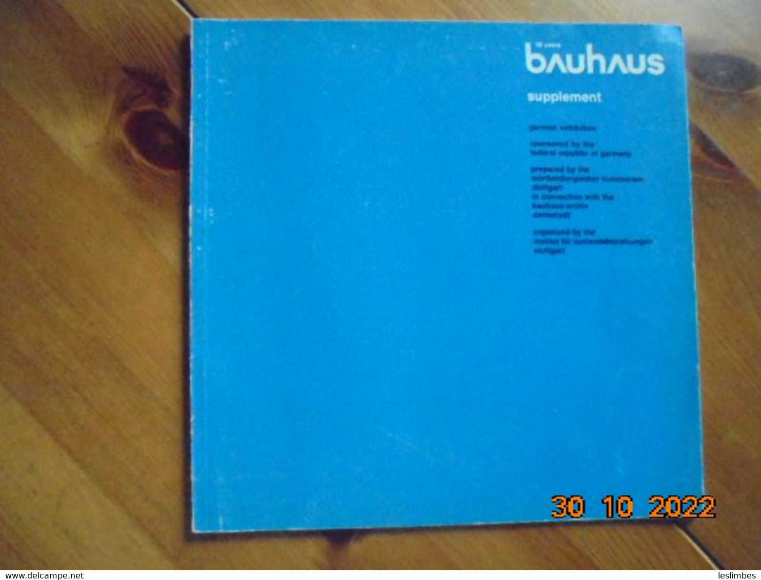 50 Years Bauhaus - SUPPLEMENT - German Exhibition Sponsored By The Federal Republic Of Germany - Arquitectura