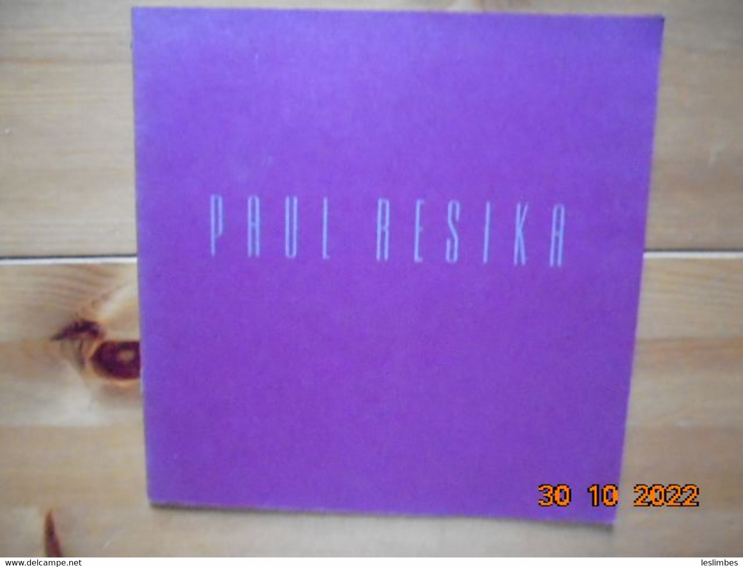 Paul Resika Recent Paintings: October 2 - November 1, 1997 Hackett-Freedman Gallery, San Francisco - Bellas Artes