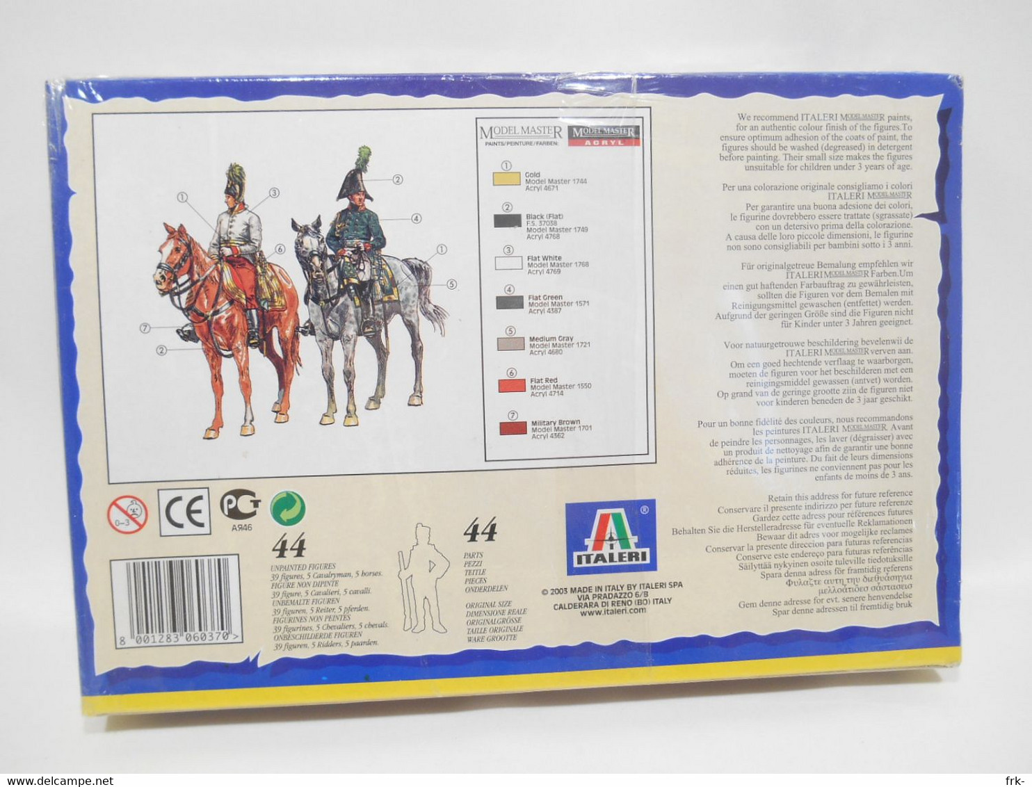 Italeri - Australian And Russian Allied General Staff - Napoleonic War  - 1\72 - Beeldjes