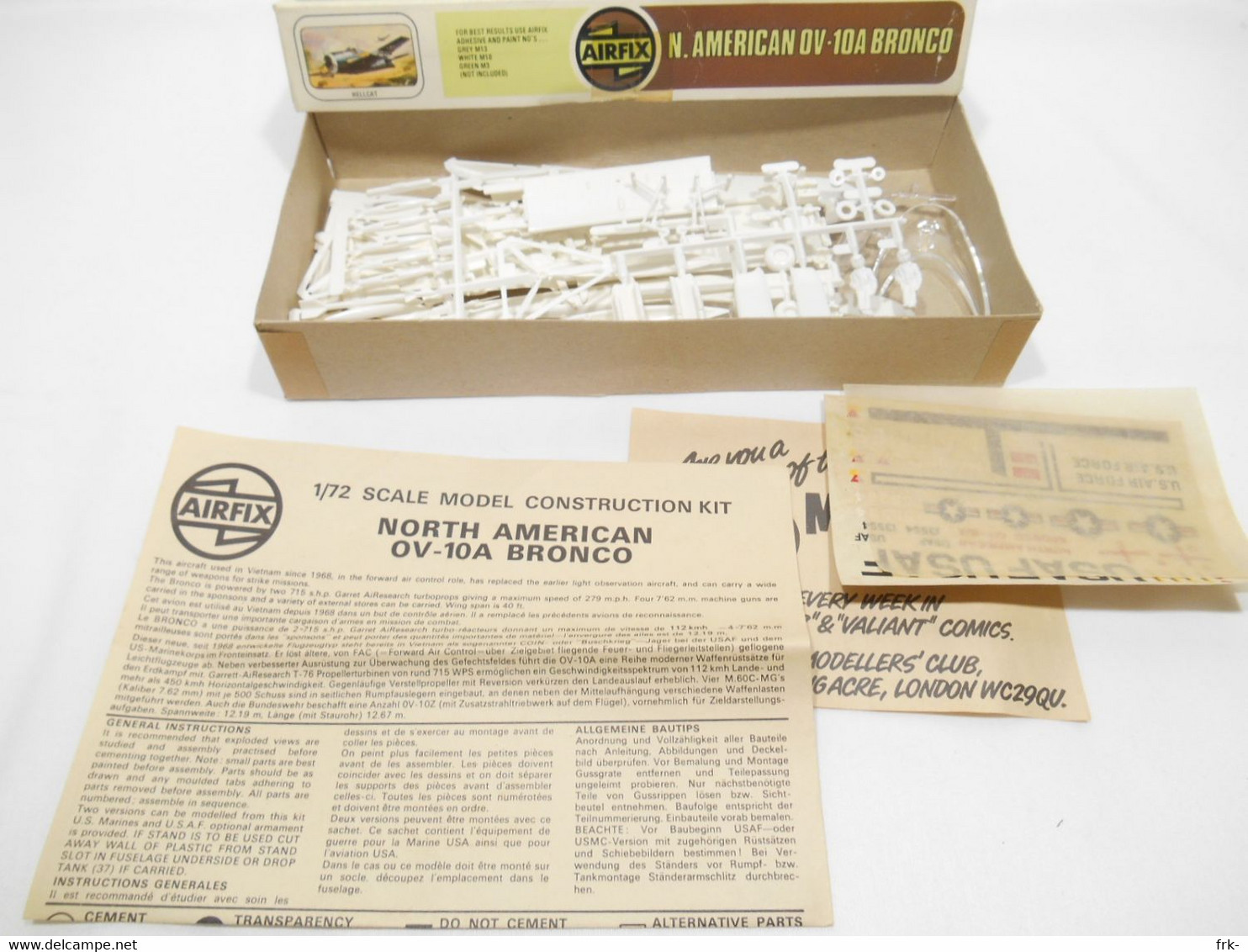 Airfix - Bronco Ov 10a  - 1\72 Complet Set 1970\80 - Airplanes & Helicopters