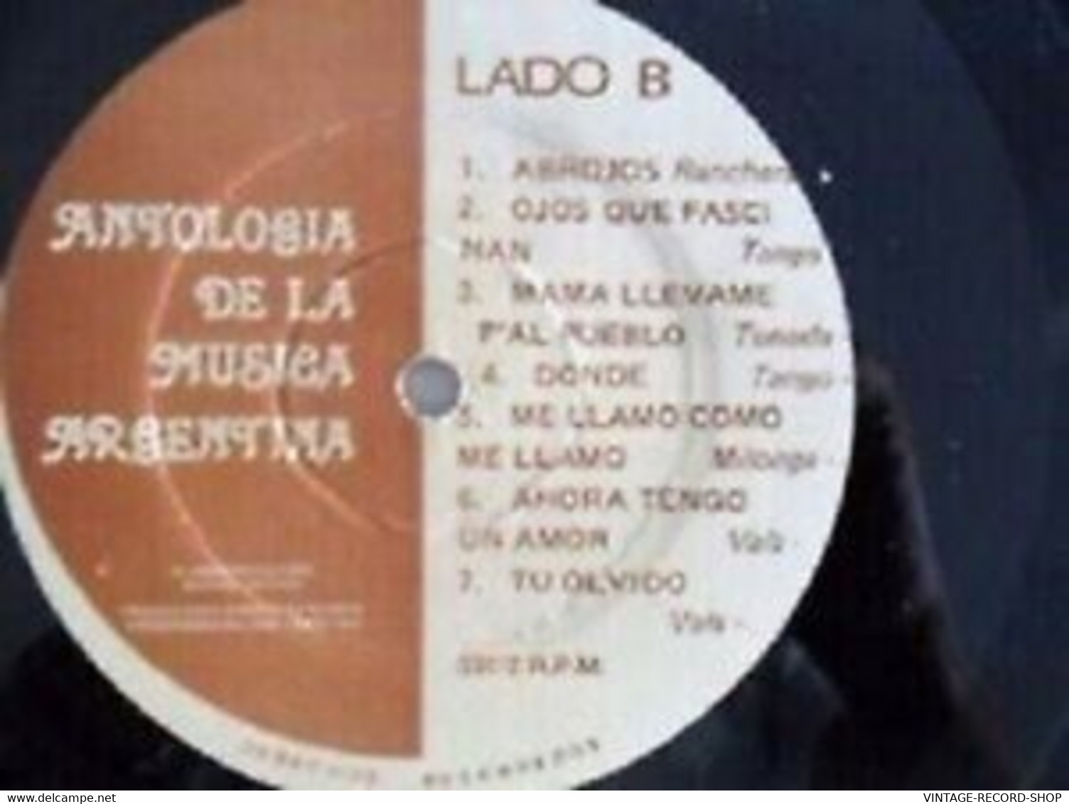 ANTOLOGIA DE LA MUSICA ARGENTINA:RODRIGUEZ-DEMARE-LOMUTO-CANARO-COLLECTIBLE - Other - Spanish Music