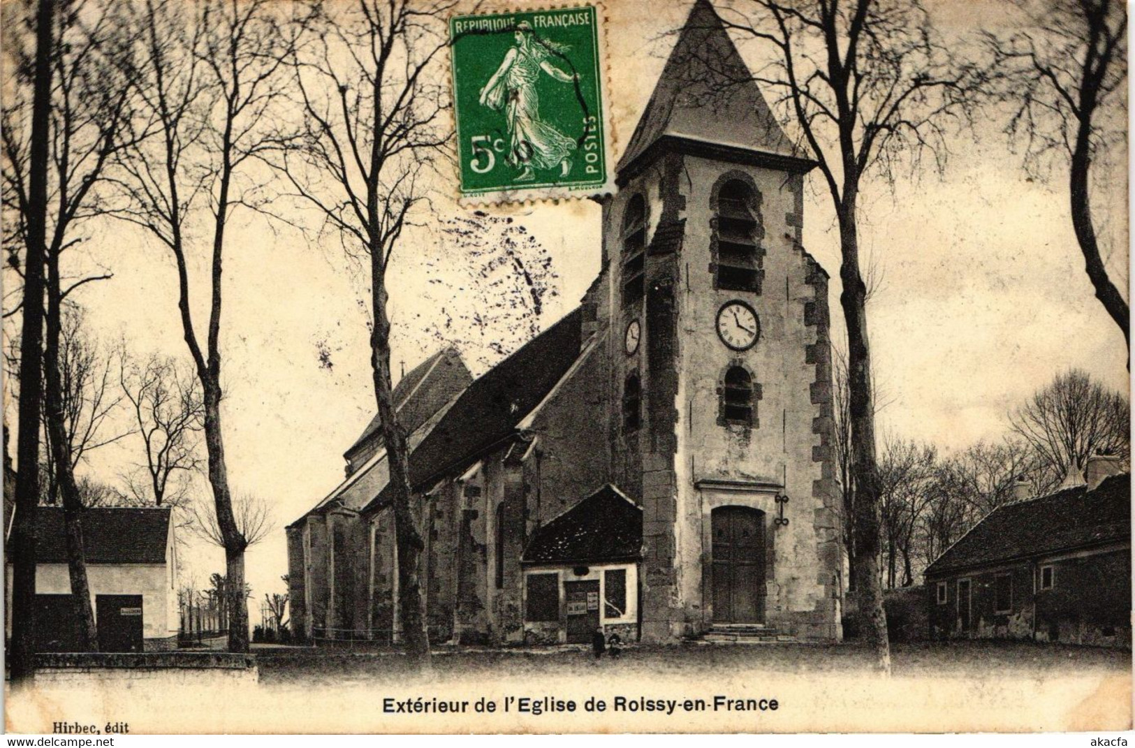 CPA Extérieur De L'Eglise De Roissy-en-France (290520) - Roissy En France