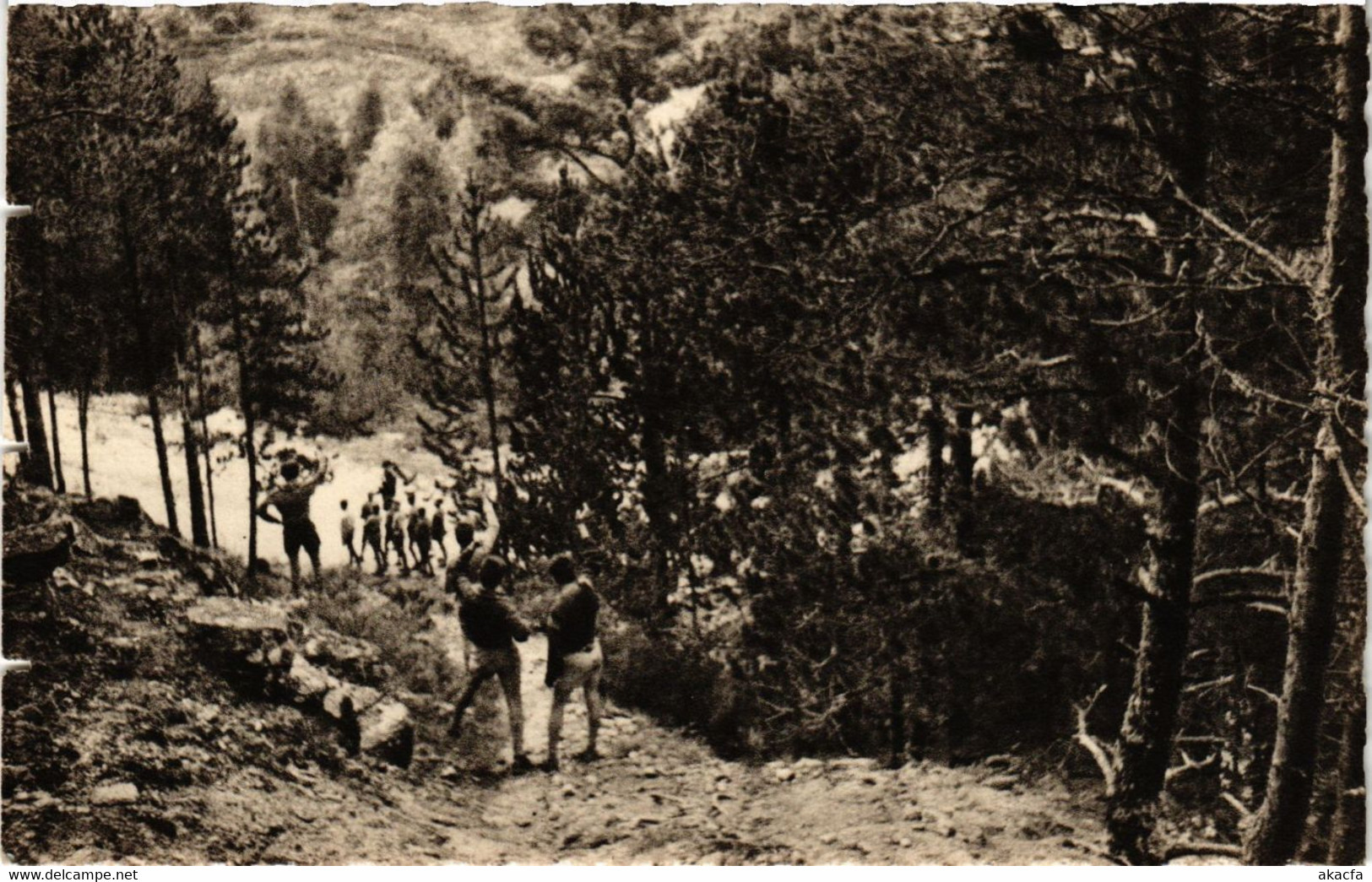 CPA Enfance Ouvriere Nimoise Au Grand Air - Pont-de-Montvert (292277) - Le Pont De Montvert