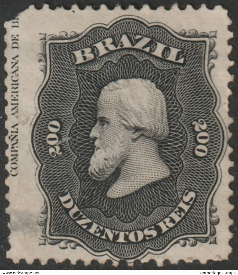 Brazil 1866 Sc 59 Bresil Mi 28 Yt 28 MNG(*) Thins Corner Damage - Ungebraucht