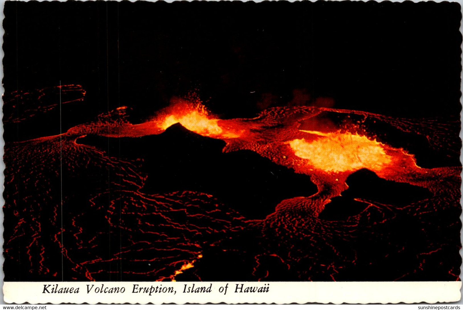 Hawaii Kilauea Volcano Eruption 1983 - Big Island Of Hawaii