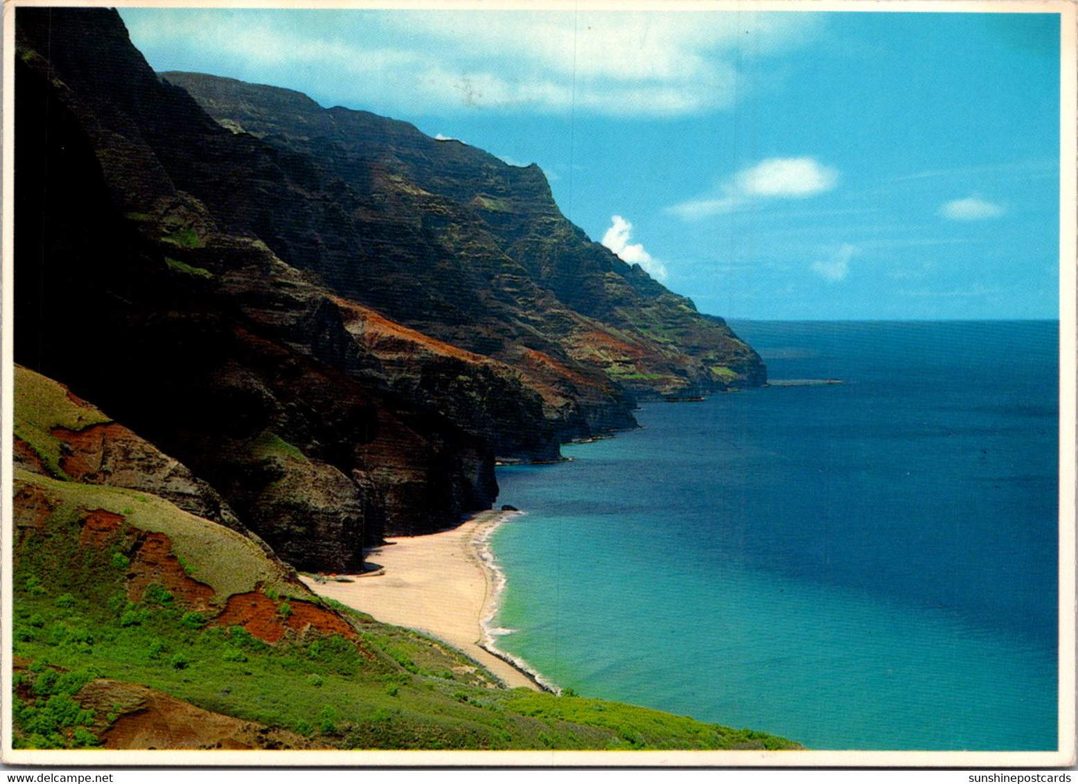 Hawaii Kauai Kalalau Beach On Na Pali Coast 1979 - Kauai