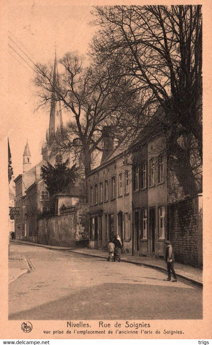 Nivelles - Rue De Soignies, Vue Prise De L'Emplacement De L'ancienne Porte De Soignies - Nijvel