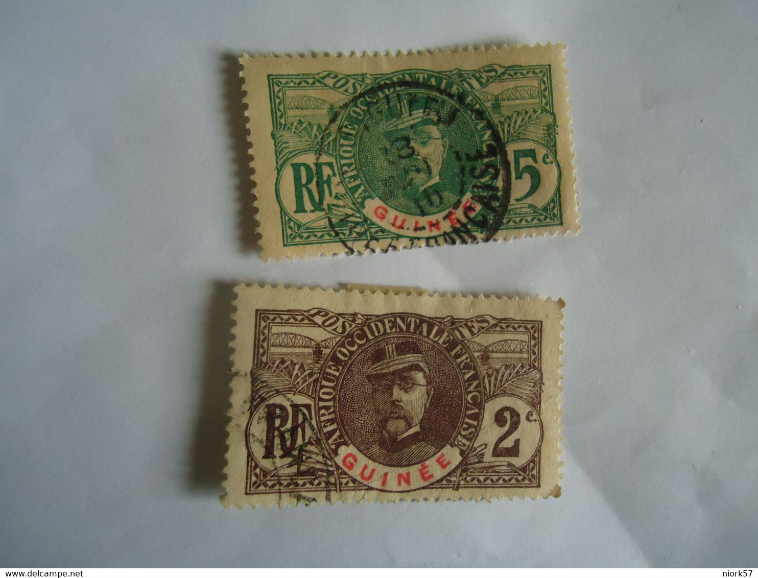 GUINEA  FRANCE  COLONIES  USED   STAMPS  1906 - Other & Unclassified