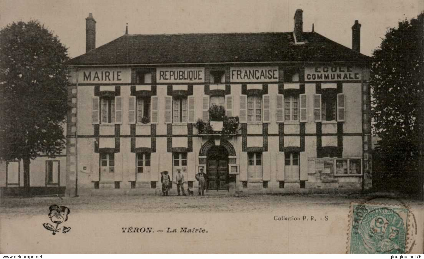 89-VERON..LA MAIRIE ...CPA - Veron