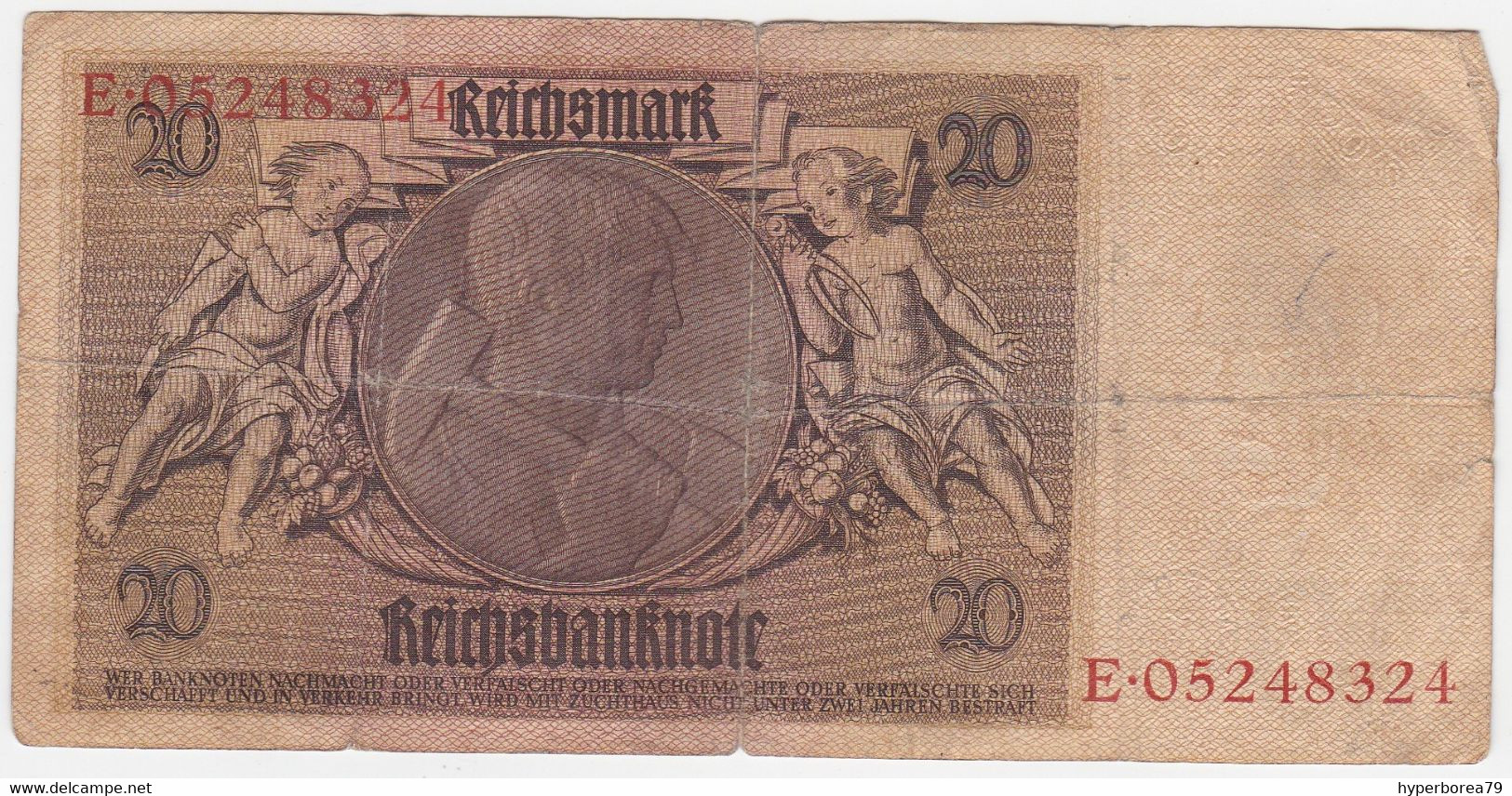 Germany P 181 A - 20 Reichsmark 22.1.1929 - Fine - 20 Mark